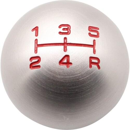 5 Speed Gear Shift Knob Manual Transmission Round Ball Type Fit for Honda Car