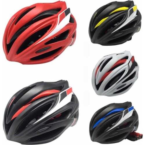 Bicycle Helmet PC Shell Lightweigh Breathable Anti-collision Mountain Cycling Bike Helmet High Wind Resistance Effect Riding Cap