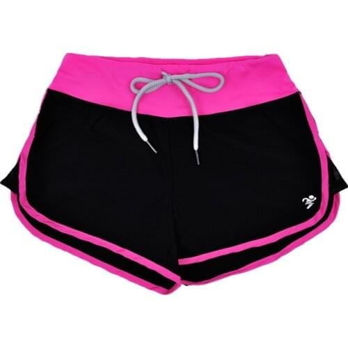 Spring Summer Sports Running Shorts Women Candy color Drawstring Elastic Waist Outdoor Short Pants Fitness gym Shorts