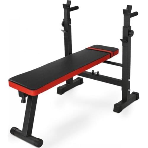 Barbell Bench Press Frame Weight Lifting Barbell Multi-function Folding Squat Racks