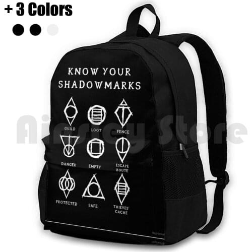 Know Your Shadowmarks ( Light ) Outdoor Hiking Backpack Waterproof Camping Travel Skyrim Elder Scrolls Elder Scrolls V Oblivion