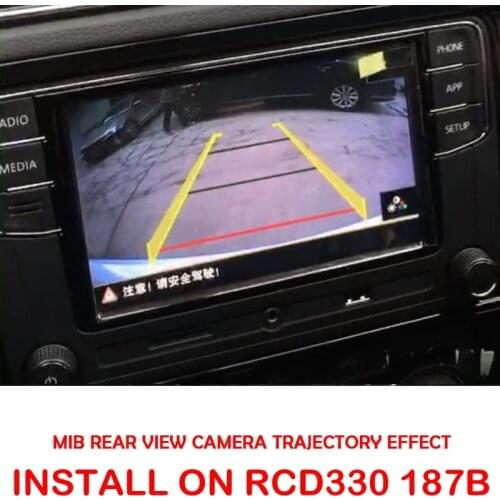 MIB High Line Camera For RCD330 DIS PRO RADIO VW Golf 5 /6/7 JETTA Mk5 MK6 TIGUAN Passat B6 B7 Octavia