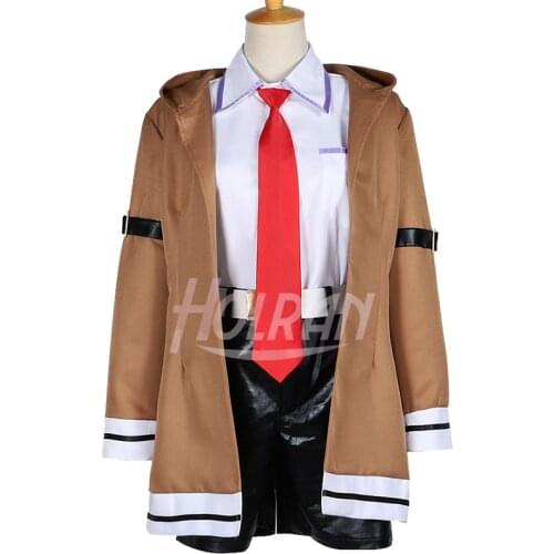 Japan Anime Cos Makise Kurisu Steins Gate Halloween Cosplay costume japanese Christina uniform set