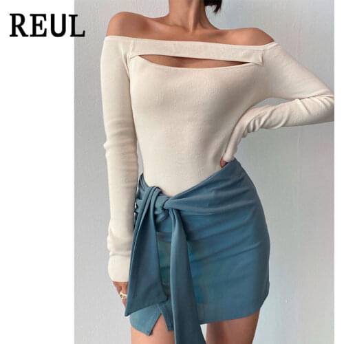 REUL Za Women 2021 Fashion Snap-button Stretch Soft Bodysuits Vintage Party High Waist Long Sleeve Female Playsuits Chic Tops