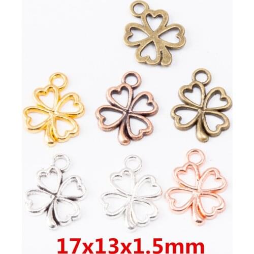 100 pieces of retro metal zinc alloy leaves pendant for DIY handmade jewelry necklace making 6457