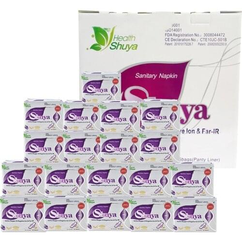 19Pack Anion Sanitary Towel Women Hygienepads For Monthly Panty Liners Tampons Coletor Menstrual Daily Pads Feminine Hygiene