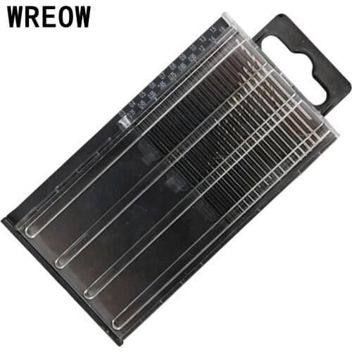 20pcs 0.3-1.6mm Hss Twist Drill Bit Set Mini Tiny HSS Micro High Speed Steel Model Craft Drill Bits Plastic/Metal/Wood Drilling