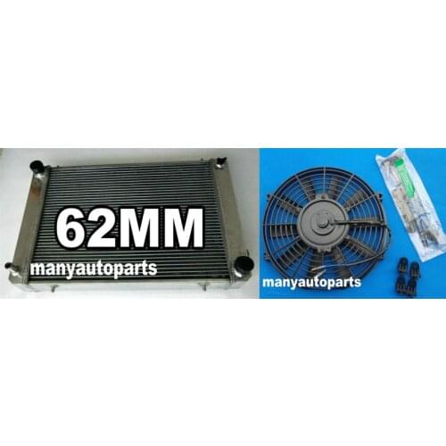 Aluminum radiator FOR Triumph TR8 TR 8 3.5L V8 1978–1981 1979 +FAN 62MM