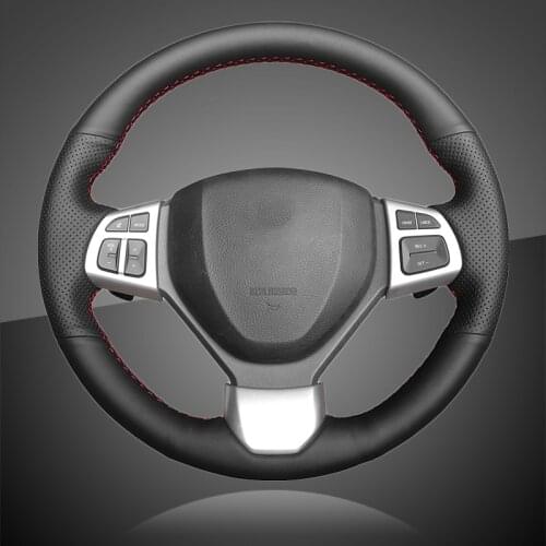 Auto Braiding On The Steering Wheel Cover for Suzuki Swift Sport 2012 2013 2014 2015-2017 Vitara S 2016-2018 2019 Car Braid