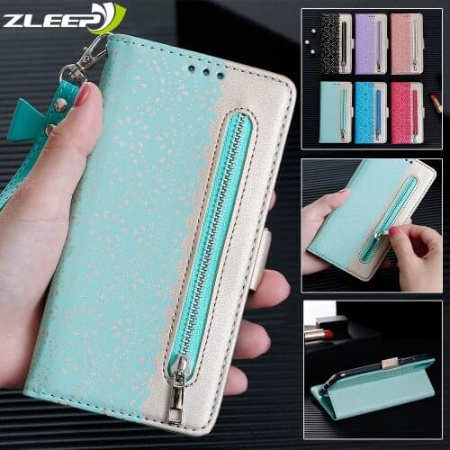 Zipper Wallet Case For Samsung Galaxy A52 A72 A21S A51 A71 A12 A32 A22 A82 A31 A41 A11 A50 A70 A30 A20 A10 S E A40 Leather Cover