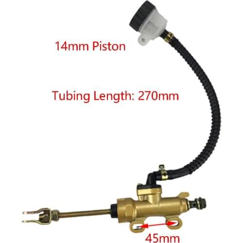 E0313 Motorcycle Rear Foot Hydraulic Brake Pump Motor Accessories Rear Foot Brake Master Motorbike Motocross