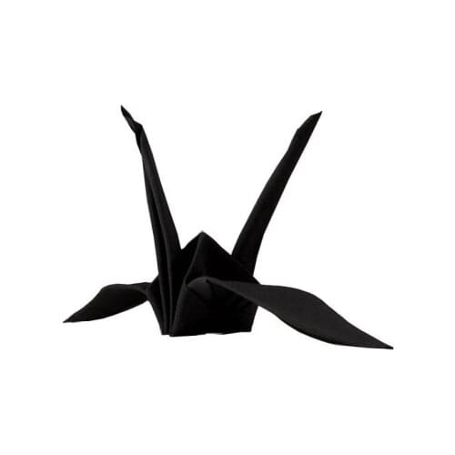 Origamagic (Black) Magic Tricks Scarve to Paper Crane Magician Stage Street Bar Illusions Gimmick accessories Props Comedy Magia