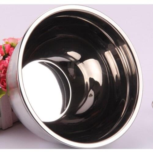 HobbyLane 22cm Stainless Steel Egg Stiring Bowl With Ergonomic Non-Slip Silicone Base Professional Kitchenware