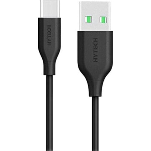 POWERMASTER C TYPE CHARGE AND DATA CABLE 1 METRE 2 AMPS BLACK CABLE * HYTECH HY-X103