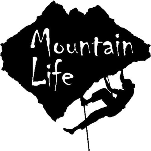 Hot Interesting Enjoy A Good Mountain Life Climbing Exquisite Car Stickers for Bumper SUV Decal Auto Exterior PVC16*15cm