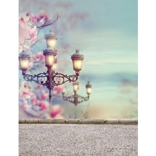 LIFE MAGIC BOX Photo Backdrop Street Light Photography Wallpaper Background For Photo Studio S-2482