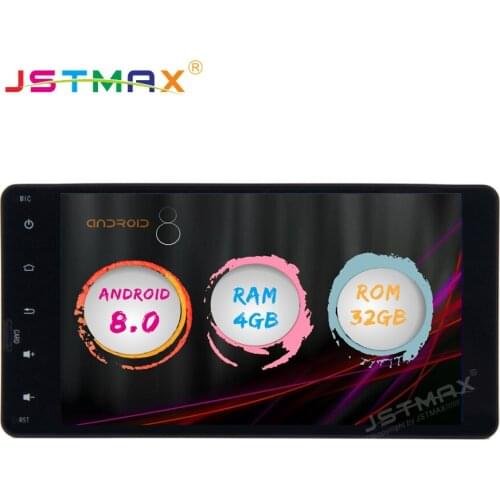 JSTMAX Android 8.0 Car GPS Radio Player for 2 din Mitsubishi Outlander Lancer-X ASX 2007-2017 4GB+32GB Stereo Multimedia DAB