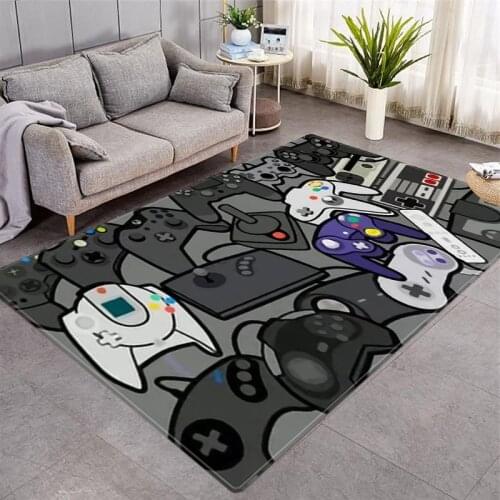 Cartoon Anime Kids Play Area Rugs Super Mario Character 3D Printing Carpets For Living Game Carpet Room Large Child Mat Bedroom