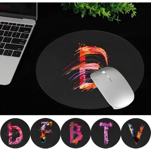 Letter Pattern Anti-Slip Office Work Mat Mouse Pad for Laptop PC Gaming Muizen Mat Nieuwe Bureau Kussen Mode Comfortabele