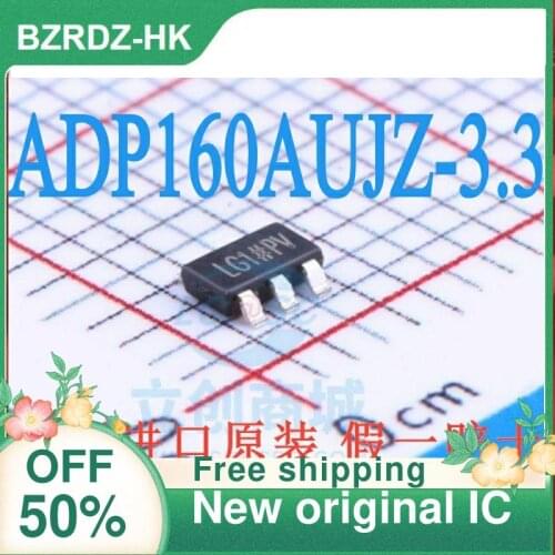 5-10PCS/lot ADP160AUJZ-3.3-R7 SOT23-5 LG1 150MA 3.3V New original IC