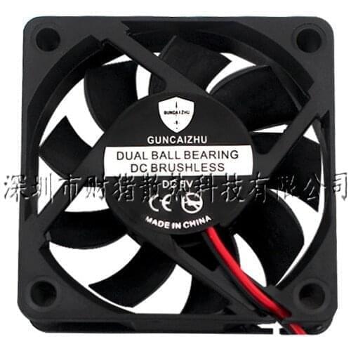 NEW 6015 60x60x15mm Graphics Card cooling fan Oil Bearing 5V 12V 24V 0.22A 4200RPM cooling fan with 2pin