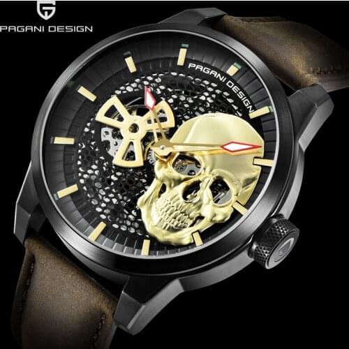 2020 New PAGANI DESIGN Mechanical For Men Sport Military Watch Tourbillon Automatic Wristwatch Men Skeleton Waterproof Clock man