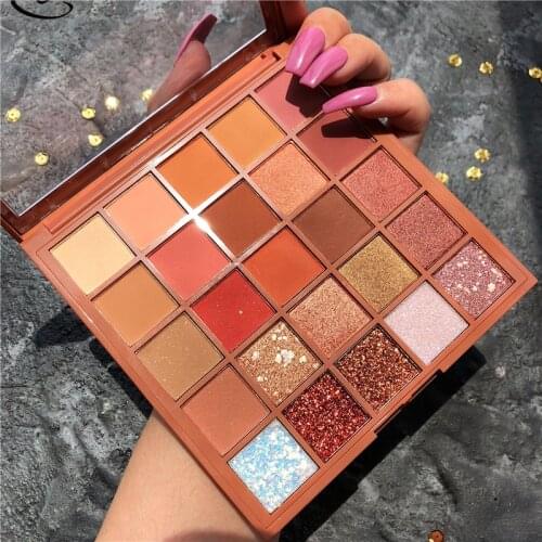 NEW 25 Colors Eyeshadow Pallete Beauty Glazed Makeup Matte Glitter Make Up Shimmer Eyeshadow Palette Cosmetics