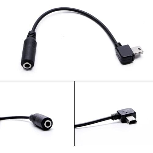 New 3.5mm Mini USB Microphone Mic Adapter Cable for GoPro Hero 3 3+ 4 Camera