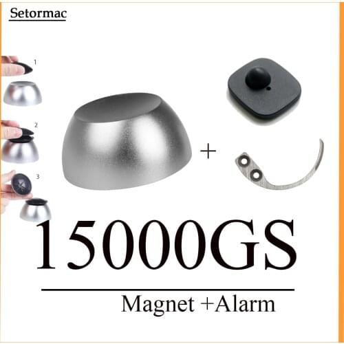 Golf Detacher 13000GS Magnetic Security Tag Detacher Anti Shoplifting Devices No Sound/Alarm Sensor Remover +1Alarm Tag