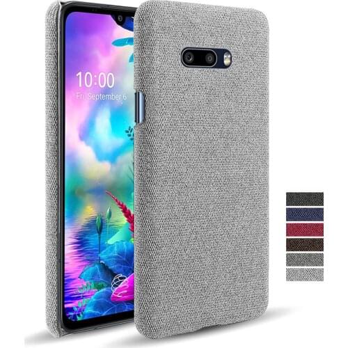 Cloth Leather Case For LG V50S V50 V60 V40 G8X G8S G7 G8 ThinQ Stylo 5 6 Velvet V30 S K61 K51S K41S K50 Q60 Slim Hard PC Cover