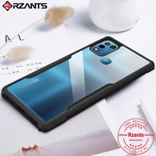 Rzants For Infinix Hot 10 Play Hard Soft Casing Blade Soft Case [Blade] Phone Casing Back Clear Hard Cover