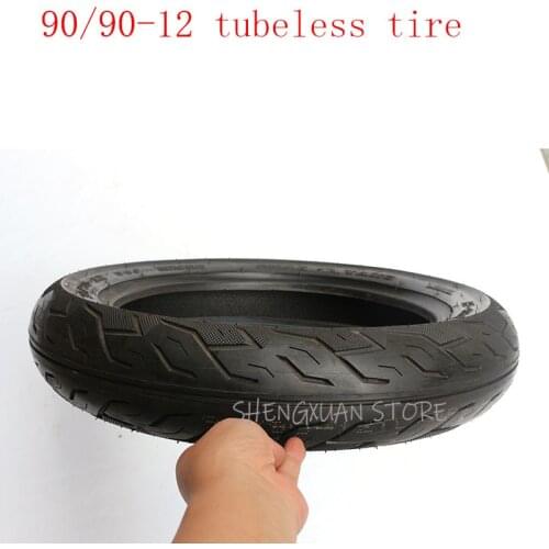 Motorcycle vacuum tires 90/90-12 fits motorcycle electric scooters Tubeless and Electric Tricycle Tyre Tubeless Vacuum Tire