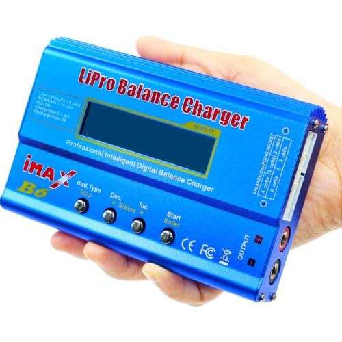 Battery Lipro Balance Charger iMAX B6 charger Lipro Digital Balance Charger 15v 6A Power Adapter with XT60 plug Cables