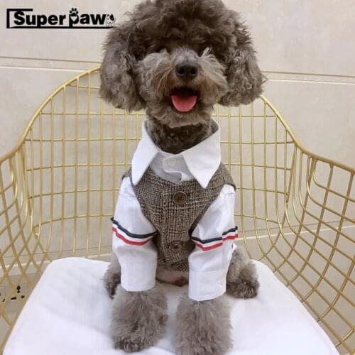 Pet Dog Shirt Summer Clothes For Small Medium Puppy Dogs Clothing Coat Cat Schnauzer Vest Costumes French Bulldog Pug BNC05