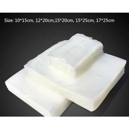 100pcs/lot Vacuum Heat Sealer Food Saver Bags Food Bags Food-Grade Vacuum Packaging Bags