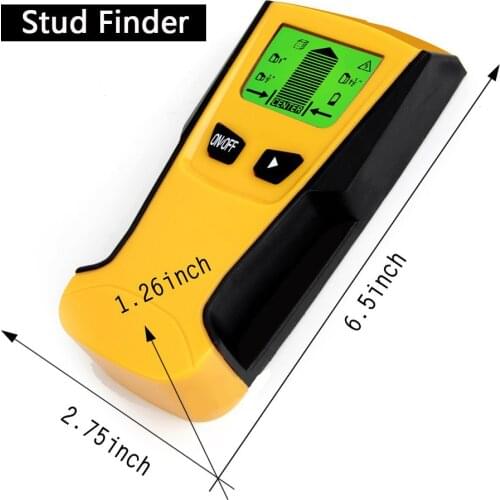 3 inches Wall Detector Stud Pillar Finder Detect Inspection Wall Metal Wood Detector Off-the-shelf TH210 Wall Scanner on stock
