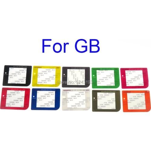 60PCS Replacement Screen Lens cover for Nintendo Gameboy Game Boy GB DMG Display Plastic GameBoy Plastic Mirror Color