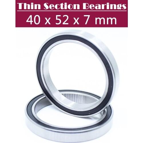 6808-2RS Bearing ABEC-1 (10PCS) 40x52x7 mm Thin Section 6808 2RS Ball Bearings 6808RS 61808RS