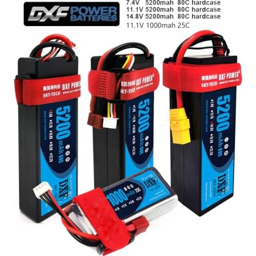 2017 DXF RC Lipo Battery 3S 11.1V 1000MAH 25C Rechargeable Lipo Battery JST Plug Connector for RC Drones FPV Car Quadcopter Toys