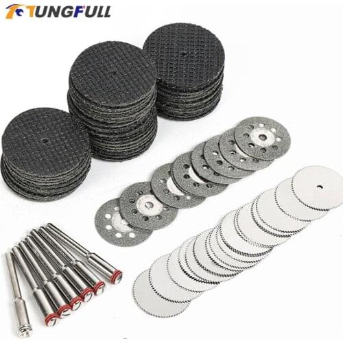 For Dremel Rotary Tools Resin Cut-Off Wheels Diamond Cutting Discs Diamond Saw Blade Set HSS Mini Circular Saw Blade