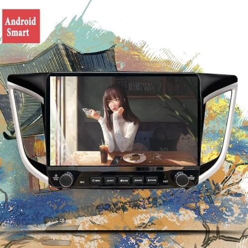 Android 10.0 RAM 6GB+128GB 2 Din Car Radio multimedia Video player GPS Navigation For hyundai Creta ix25 2015-2018 With Dvr