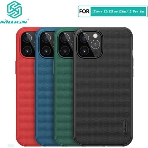 For iPhone 12 Case iPhone12 Mini Casing Nillkin Frosted Shield PC Hard Back Cover For iPhone 12 Pro Max