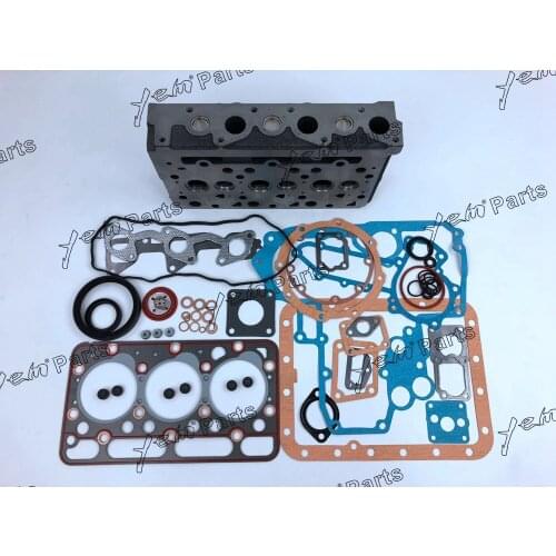 For kubota engine D1503 cylinder head with full gasket set