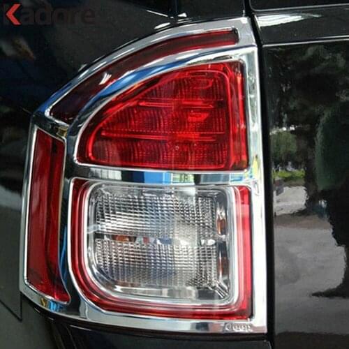For Jeep Compass 2011 2012 2013-2015 ABS Chrome Rear Tail Lamp Shade Cover Trim Taillight Lamp Hood Car Styling