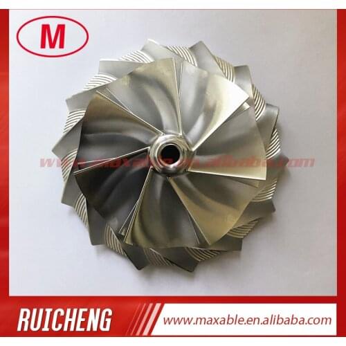 HX40 66.90/92.00mm 7+7 blades high performance turbocharger billet/milling/aluminum 2618 compressor wheel