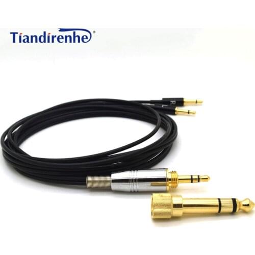 Headphone Cable for Sennheiser HD477 HD497 HD212 pro EH250 EH350 Headset for Audioquest Nightowl 6.35 / 3.5mm to 2.5mm