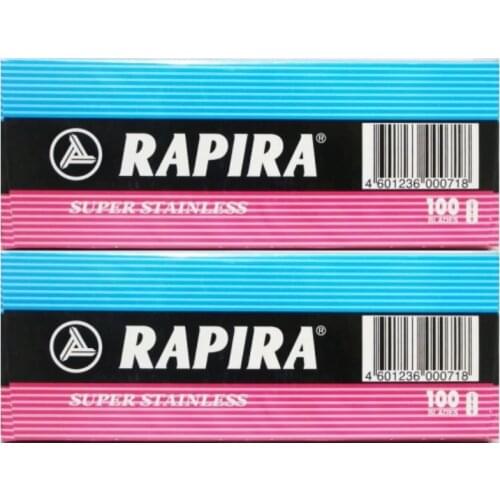 RAPIRA Double Edge Razor Blades 2 Pack / 200 Pcs