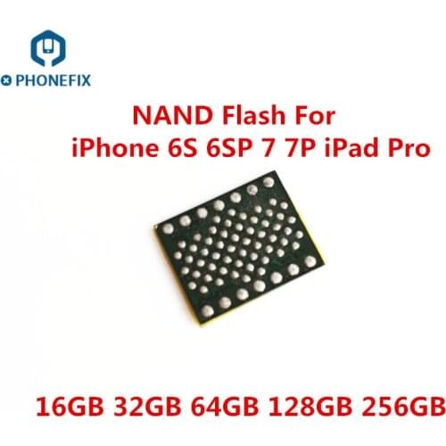 NAND Flash Replacement Storage Upgrade Memory NAND IC Chips with Soldering Balls for iPhone 6S 6SP 7 7P iPad Pro