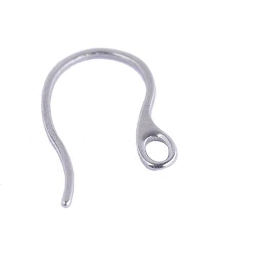 Onwear 30pcs 12x19mm Stainless Steel Earring Hooks Diy Jewelry Making Components