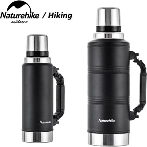 Naturehike Camping Kettle 2200ml Thermal Insulation Kettle 24 Hour Heat Preservation 304 Stainless Steel Outdoor Water Bottle